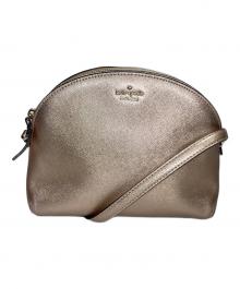 Kate Spade（ケイトスペード）の古着「ドット柄ショルダーバッグ」｜ベージュ