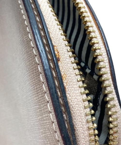 Kate Spade（ケイトスペード）Kate Spade (ケイトスペード) ドット柄ショルダーバッグ ベージュの古着・服飾アイテム