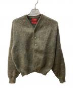Searsシアーズ）の古着「モヘア混ウールカーディガン」｜オリーブ