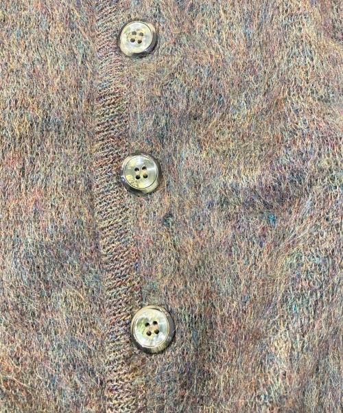 Sears（シアーズ）Sears (シアーズ) モヘア混ウールカーディガン オリーブ サイズ:Mの古着・服飾アイテム