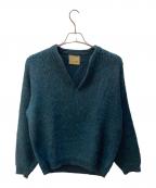 Kandaharカンダハー）の古着「Vネックモヘア混ニット」｜グリーン