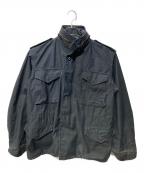 ALPHAアルファ）の古着「フィールドジャケット」｜ブラック