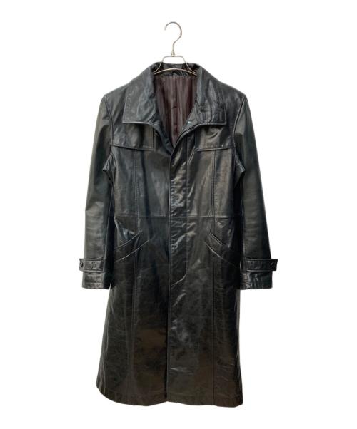 TORNADO MART（トルネードマート）TORNADO MART (トルネードマート) バッファローレザーコート ブラック サイズ:Lの古着・服飾アイテム