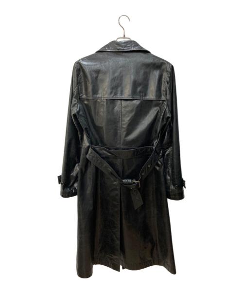 TORNADO MART（トルネードマート）TORNADO MART (トルネードマート) バッファローレザーコート ブラック サイズ:Lの古着・服飾アイテム