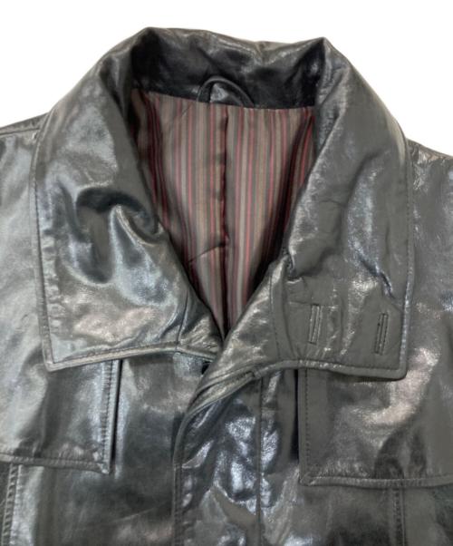 TORNADO MART（トルネードマート）TORNADO MART (トルネードマート) バッファローレザーコート ブラック サイズ:Lの古着・服飾アイテム