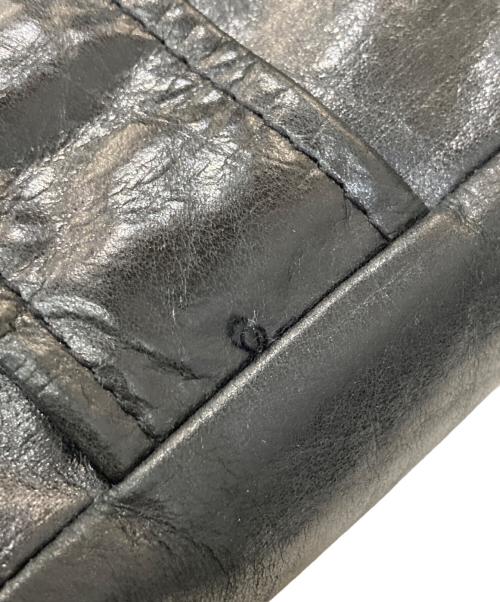 TORNADO MART（トルネードマート）TORNADO MART (トルネードマート) バッファローレザーコート ブラック サイズ:Lの古着・服飾アイテム