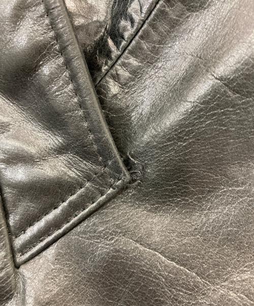 TORNADO MART（トルネードマート）TORNADO MART (トルネードマート) バッファローレザーコート ブラック サイズ:Lの古着・服飾アイテム