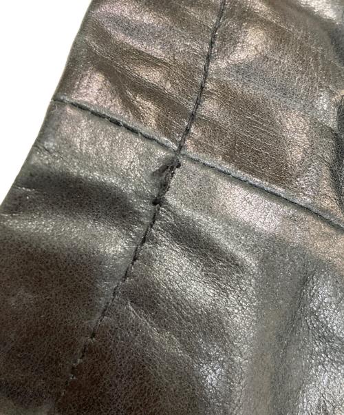 TORNADO MART（トルネードマート）TORNADO MART (トルネードマート) バッファローレザーコート ブラック サイズ:Lの古着・服飾アイテム