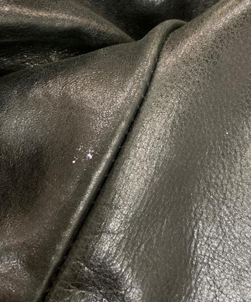 TORNADO MART（トルネードマート）TORNADO MART (トルネードマート) バッファローレザーコート ブラック サイズ:Lの古着・服飾アイテム