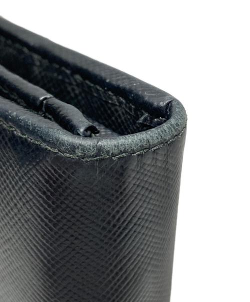 PRADA（プラダ）PRADA (プラダ) リボン付きサフィアーノ長財布 ブラックの古着・服飾アイテム