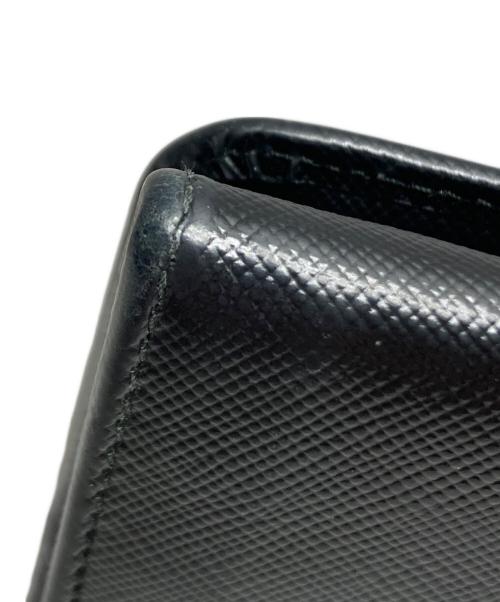 PRADA（プラダ）PRADA (プラダ) リボン付きサフィアーノ長財布 ブラックの古着・服飾アイテム