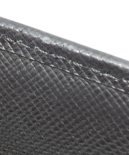 PRADA（プラダ）PRADA (プラダ) リボン付きサフィアーノ長財布 ブラックの古着・服飾アイテム