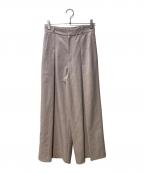 JUSGLITTYジャスグリッティー）の古着「ワイドスラックス」｜ピンク