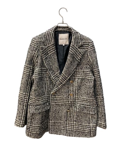 Apuweiser-riche（アプワイザーリッシェ）Apuweiser-riche (アプワイザーリッシェ) チェックジャケット グレー サイズ:XXLの古着・服飾アイテム