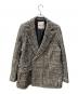Apuweiser-riche（アプワイザーリッシェ）の古着「チェックジャケット」｜グレー
