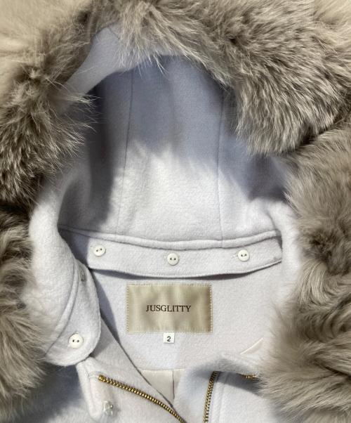 JUSGLITTY（ジャスグリッティー）JUSGLITTY (ジャスグリッティー) 3wayコート グレー サイズ:SIZE 2の古着・服飾アイテム
