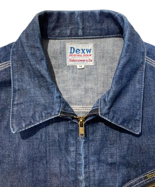 Deluxeware（デラックスウェア）DELUXEWARE (デラックスウェア) デニムジャケット インディゴ サイズ:Mの古着・服飾アイテム