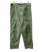 orSlowオアスロウ）の古着「ベイカーパンツ」｜オリーブ