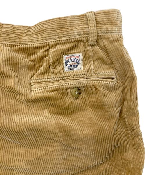 POLO RALPH LAUREN（ポロ・ラルフローレン）POLO RALPH LAUREN (ポロ・ラルフローレン) コーデュロイ2タックパンツ ベージュ サイズ:W34の古着・服飾アイテム