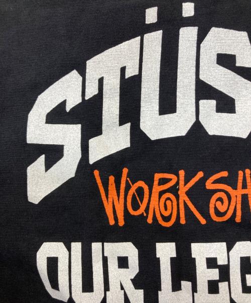 stussy（ステューシー）stussy (ステューシー) OUR LEGACY (アワーレガシー) CREW NECK SWEAT ブラック サイズ:XLの古着・服飾アイテム