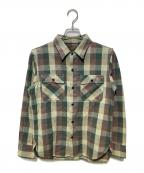 Deluxewareデラックスウェア）の古着「チェックシャツ」｜グリーン