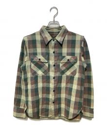 Deluxeware（デラックスウェア）の古着「チェックシャツ」｜グリーン