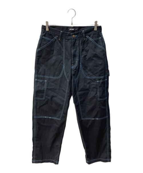 X-LARGE（エクストララージ）X-LARGE (エクストララージ) ステッチペインターパンツ ブラック サイズ:W32 未使用品の古着・服飾アイテム