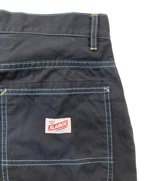 X-LARGE（エクストララージ）X-LARGE (エクストララージ) ステッチペインターパンツ ブラック サイズ:W32 未使用品の古着・服飾アイテム