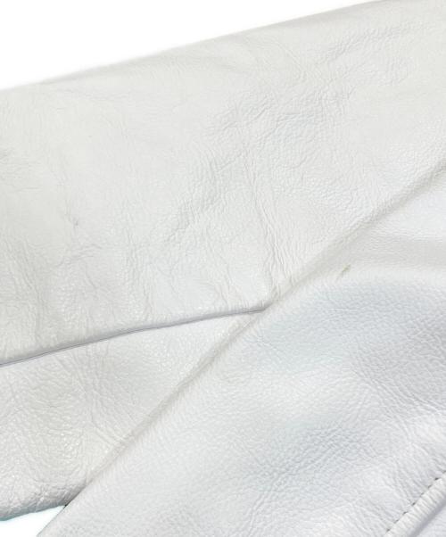 stussy（ステューシー）stussy (ステューシー) スタジャン グレー×ホワイト サイズ:Ⅿの古着・服飾アイテム