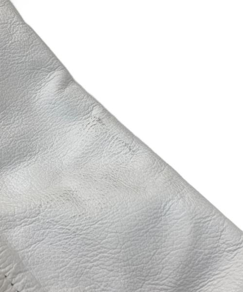 stussy（ステューシー）stussy (ステューシー) スタジャン グレー×ホワイト サイズ:Ⅿの古着・服飾アイテム