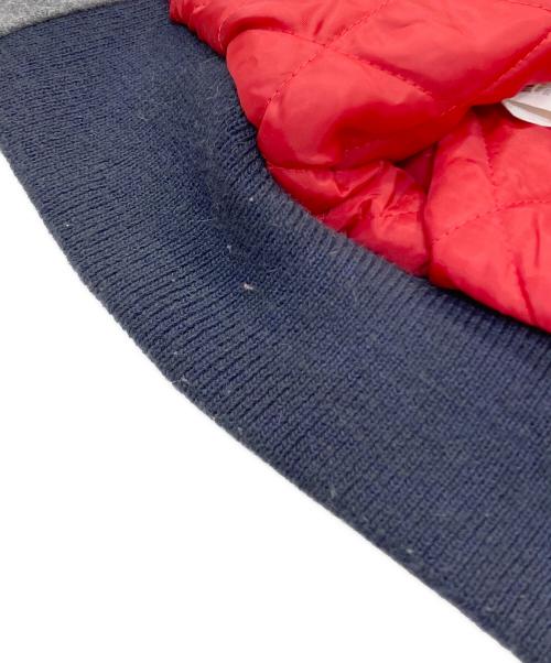 stussy（ステューシー）stussy (ステューシー) スタジャン グレー×ホワイト サイズ:Ⅿの古着・服飾アイテム