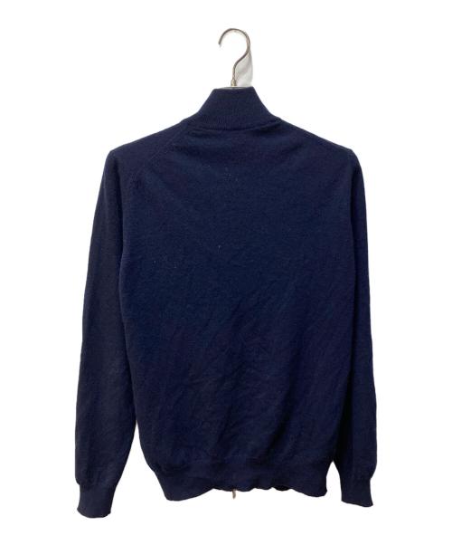FEDELI（フェデーリ）FEDELI (フェデーリ) カシミア混ジップニット ネイビー サイズ:52の古着・服飾アイテム