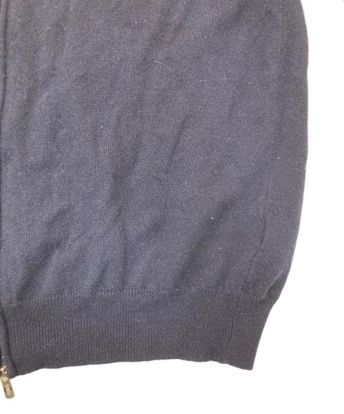 FEDELI（フェデーリ）FEDELI (フェデーリ) カシミア混ジップニット ネイビー サイズ:52の古着・服飾アイテム