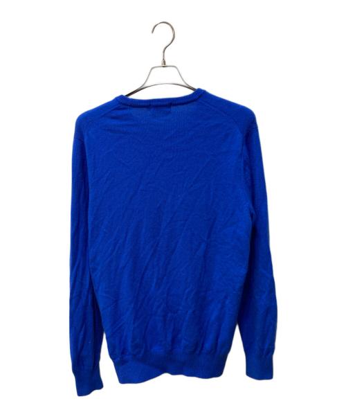 BARNEYS NEWYORK（バーニーズ・ニューヨーク）BARNEYS NEWYORK (バーニーズ・ニューヨーク) カシミヤニットプルオーバー ブルー サイズ:XLの古着・服飾アイテム