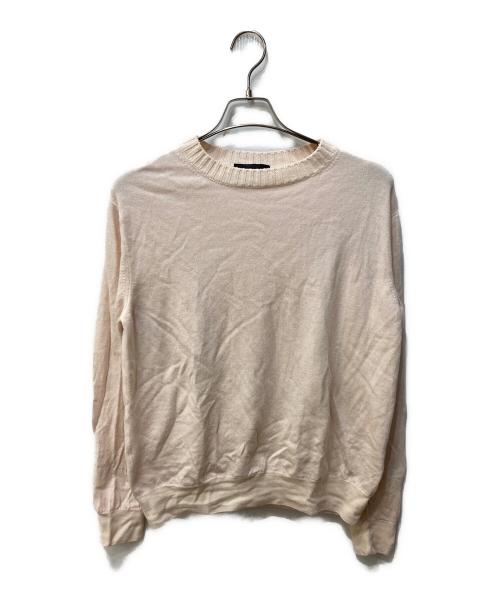 Cruciani（クルチアーニ）CRUCIANI (クルチアーニ) ウール クルーネックニット ピンク サイズ:52の古着・服飾アイテム