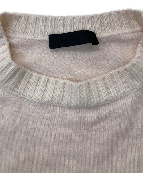 Cruciani（クルチアーニ）CRUCIANI (クルチアーニ) ウール クルーネックニット ピンク サイズ:52の古着・服飾アイテム