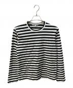 COMME des GARCONSコムデギャルソン）の古着「クラシック ボーダーロングスリーブTシャツ」｜ブラック
