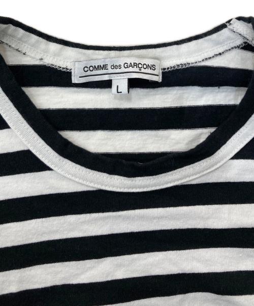 COMME des GARCONS（コムデギャルソン）COMME des GARCONS (コムデギャルソン) クラシック ボーダーロングスリーブTシャツ ブラック サイズ:Ⅼの古着・服飾アイテム