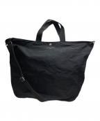 COMME des GARCONS HOMMEコムデギャルソン オム）の古着「綿ナイロングログラン 2WAY バッグ」｜ブラック
