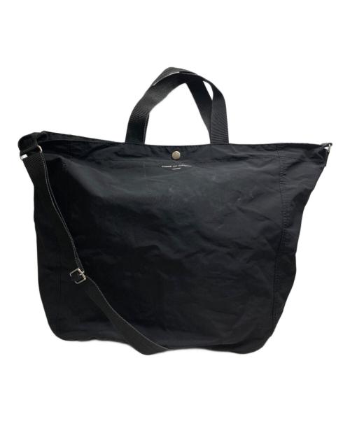 COMME des GARCONS HOMME（コムデギャルソン オム）COMME des GARCONS HOMME (コムデギャルソン オム) 綿ナイロングログラン 2WAY バッグ ブラックの古着・服飾アイテム