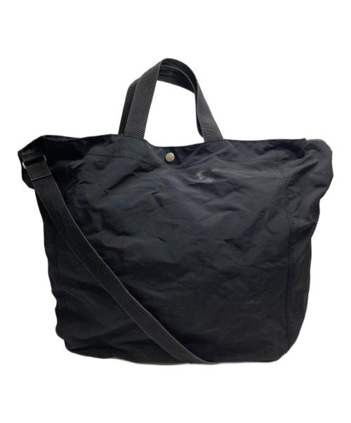 COMME des GARCONS HOMME（コムデギャルソン オム）COMME des GARCONS HOMME (コムデギャルソン オム) 綿ナイロングログラン 2WAY バッグ ブラックの古着・服飾アイテム