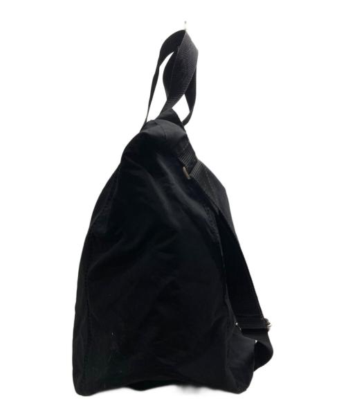 COMME des GARCONS HOMME（コムデギャルソン オム）COMME des GARCONS HOMME (コムデギャルソン オム) 綿ナイロングログラン 2WAY バッグ ブラックの古着・服飾アイテム