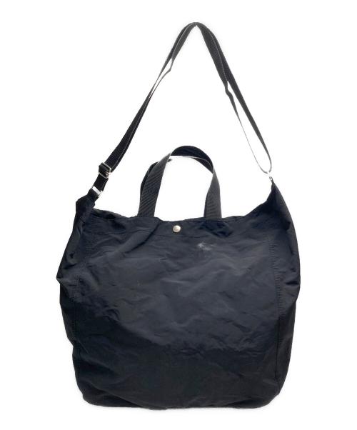 COMME des GARCONS HOMME（コムデギャルソン オム）COMME des GARCONS HOMME (コムデギャルソン オム) 綿ナイロングログラン 2WAY バッグ ブラックの古着・服飾アイテム