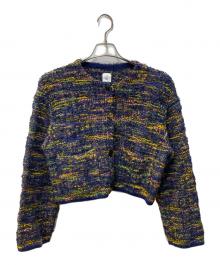 6(ROKU) BEAUTY&YOUTH（ロク ビューティーアンドユース）の古着「SLUB MIX CARDIGAN」｜ネイビー