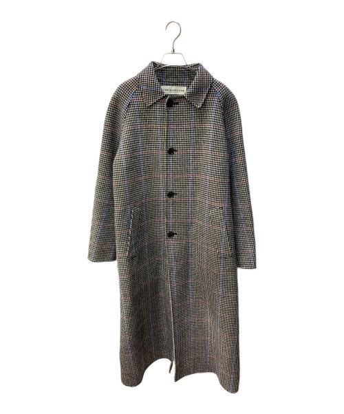 THE SHINZONE（ザ シンゾーン）THE SHINZONE (ザ シンゾーン) 千鳥格子柄ウールバルマカーンコート グレー サイズ:36の古着・服飾アイテム