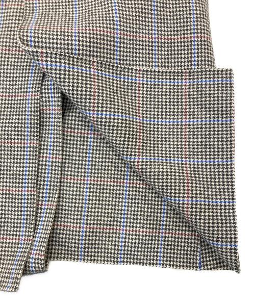 THE SHINZONE（ザ シンゾーン）THE SHINZONE (ザ シンゾーン) 千鳥格子柄ウールバルマカーンコート グレー サイズ:36の古着・服飾アイテム