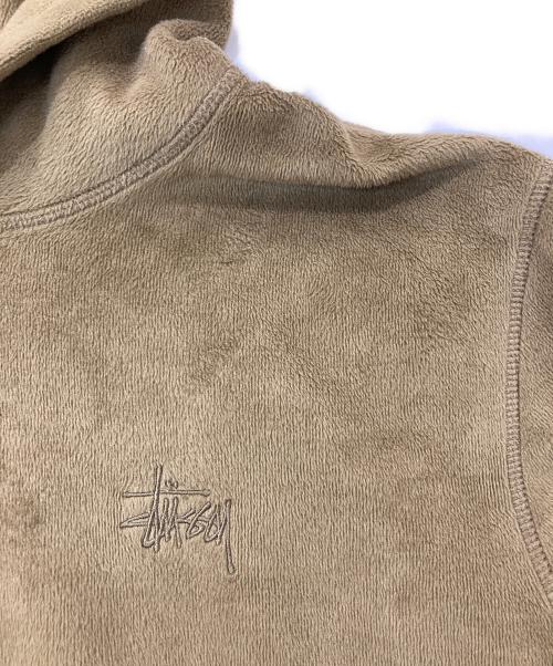 stussy（ステューシー）stussy (ステューシー) フリースパーカー オリーブ サイズ:Mの古着・服飾アイテム