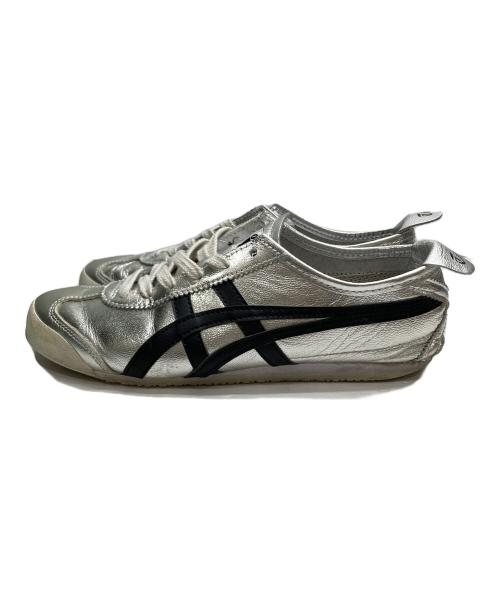 Onitsuka Tiger（オニツカタイガー）Onitsuka Tiger (オニツカタイガー) ローカットスニーカー シルバー サイズ:24ｃｍの古着・服飾アイテム