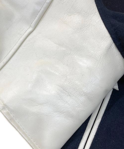 龍桜（リュウオウ）龍桜 (リュウオウ) レザー切替スタジャン ブラック サイズ:Ⅿの古着・服飾アイテム