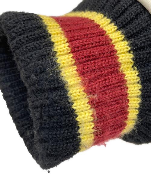 龍桜（リュウオウ）龍桜 (リュウオウ) レザー切替スタジャン ブラック サイズ:Ⅿの古着・服飾アイテム